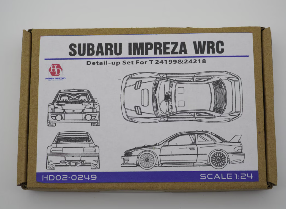 Hobby Design HD02-0249 Photoetch Detail-Up Set for Subaru Impreza WRC 98 Tamiya 1/24 – Bild 2