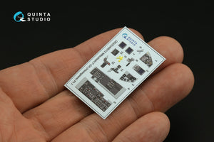 Quinta Studio QD48012 Mitsubishi F-2A 3D-Printed coloured Interior on decal paper (Hasegawa) 1/48 – imagen 3