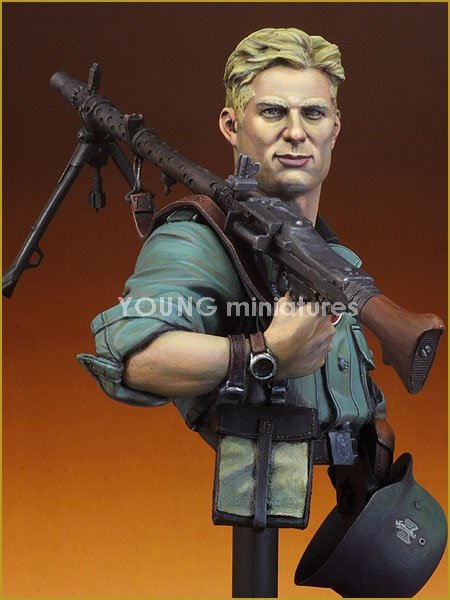 Young Miniatures YM1829 GERMANMG34 GUNNER 1941 1/10 – immagine 9