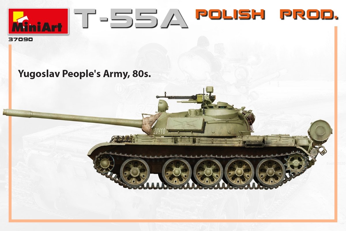 MiniArt 37090 T-55A POLISH PRODUCTION 1/35 – imagen 6