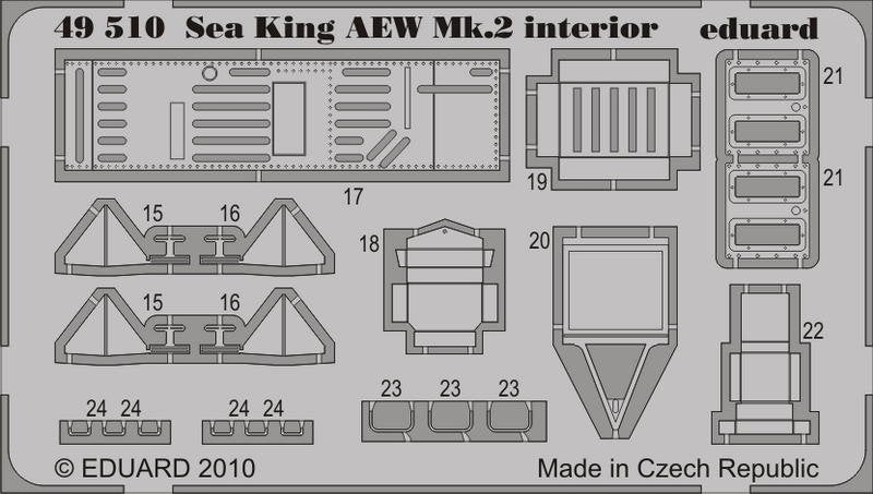 Eduard 49510 Sea King AEW Mk.2 S. A. 1/48 HASEGAWA