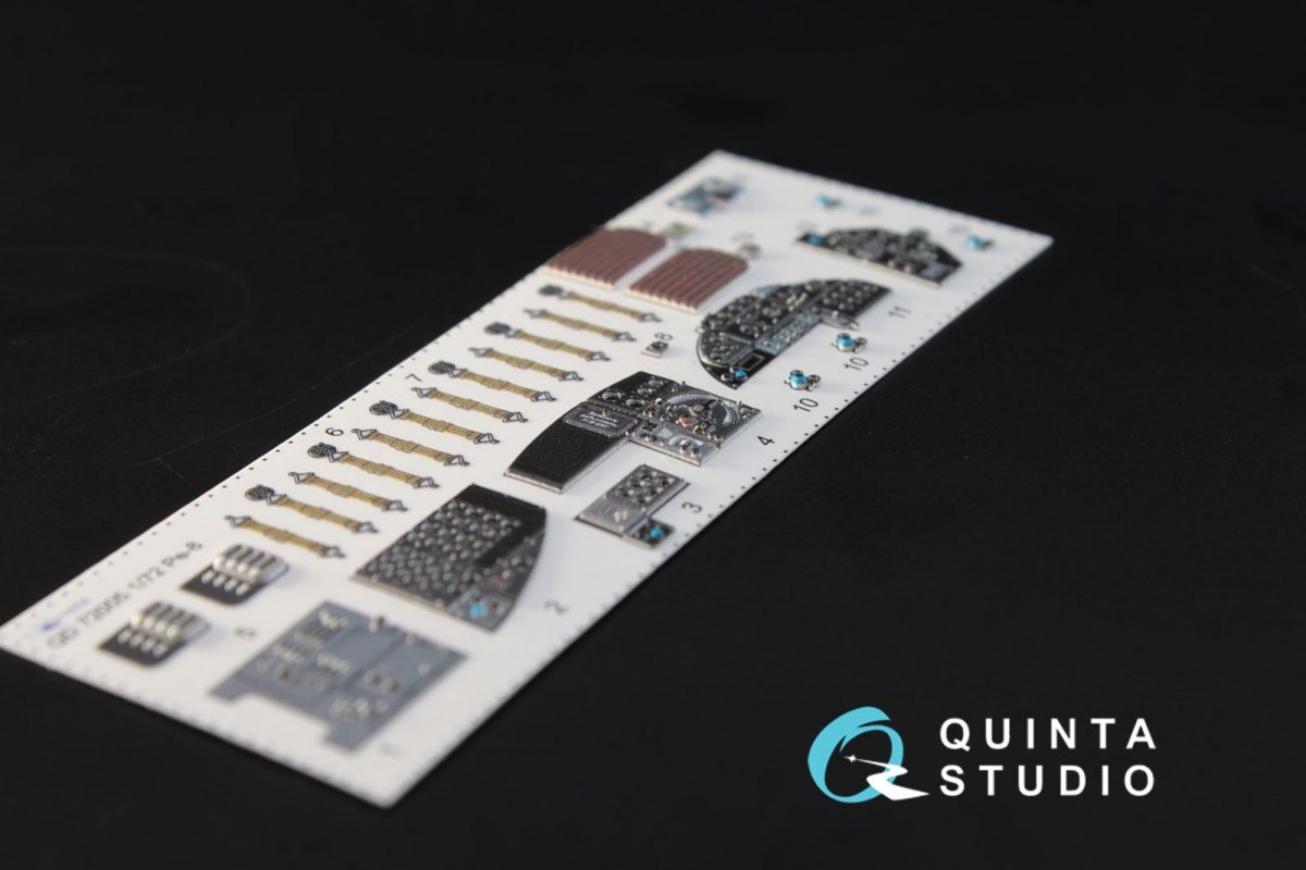 Quinta Studio QD72005 Pe-8/TB-7 3D-Printed &amp;amp; coloured Interior on decal paper for Zvezda 1/72 – immagine 2