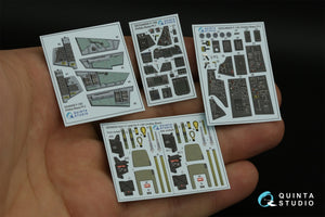 Quinta Studio QD48405 F-14D 3D-Printed &amp;amp; coloured Interior on decal paper (Hobby Boss) 1/48 – imagen 3