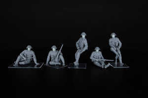 MiniArt 35496 British Tank Riders (NW Europe). Resin Heads 1 1/35 – zdjęcie 8