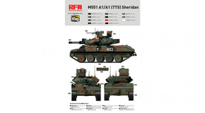 Maquette Rye Field 5020 M551A1/ A1TTS SHERIDAN 1/35 – image 2