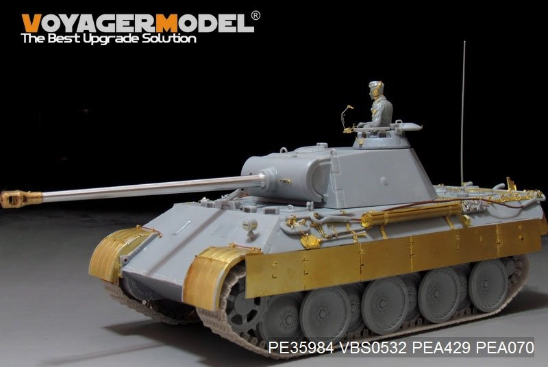 Voyager Model PE35984 WWII German Panther A Tank Early version Basic For TAKOM 2097 1/35 – immagine 13