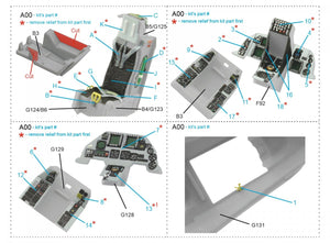 Quinta Studio QD72058 F-16D 3D-Printed &amp;amp; coloured Interior on decal paper (Revell) 1/72 – Bild 2