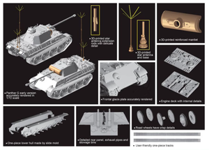 Dragon 7698 Befehls Panther Ausf.G 1/72 – image 2