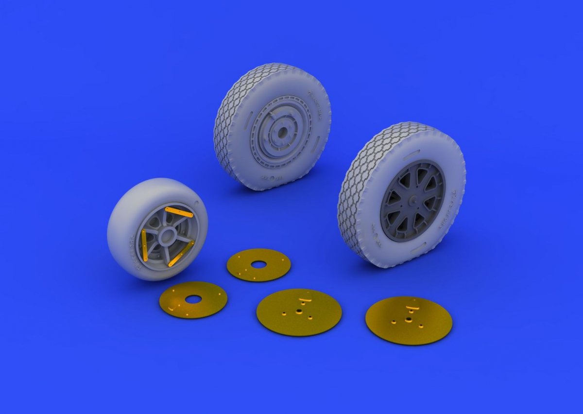 Eduard 648203 P-39 wheels late 1/48 (EDUARD) – zdjęcie 6