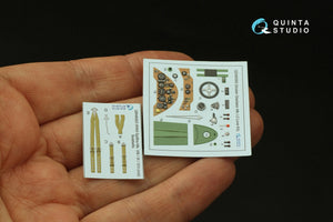 Quinta Studio QD48393 Gloster Gladiator MKI 3D-Printed &amp;amp; coloured Interior on decal paper (I Love Kit) 1/48 – zdjęcie 5