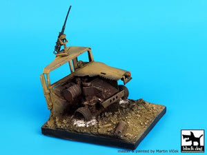 Black Dog D35018 Destroyed Humvee base 1/35 – zdjęcie 4