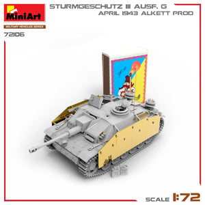 MiniArt 72106 STURMGESCHUTZ III AUSF. G, APRIL 1943 ALKETT PROD. 1/72 – imagen 10