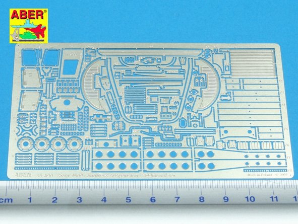 Aber 35A090 Additional set with parts for engine and suspension to german Steyr Type 1500 A/01 1/35 – imagen 2
