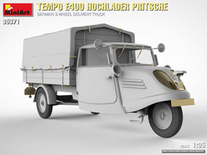MiniArt 35371 Tempo E400 Hochlader Pritsche German 3-wheel delivery truck 1/35 – imagen 6