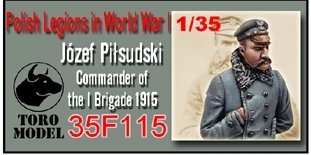 ToRo Model 35F115 Legiony Polskie - Józef Piłsudski - Komendant I Brygady Legionów 1915 / Polish Legions in World war I - Józef Piłsudski - Commander of the I Brigade 1915 1/35 – imagen 2