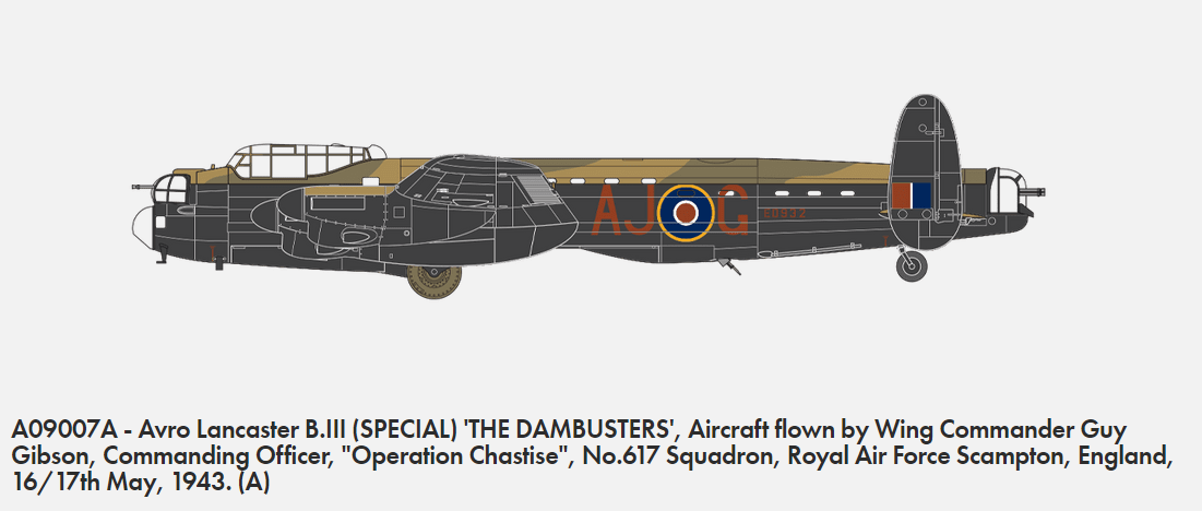 Airfix 09007A Avro Lancaster B.III (SPECIAL) THE DAMBUSTERS 1/72 – imagen 2