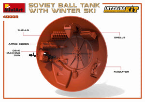 MiniArt 40008 SOVIET BALL TANK w/ WINTER SKI. INTERIOR KIT 1/35 – immagine 19