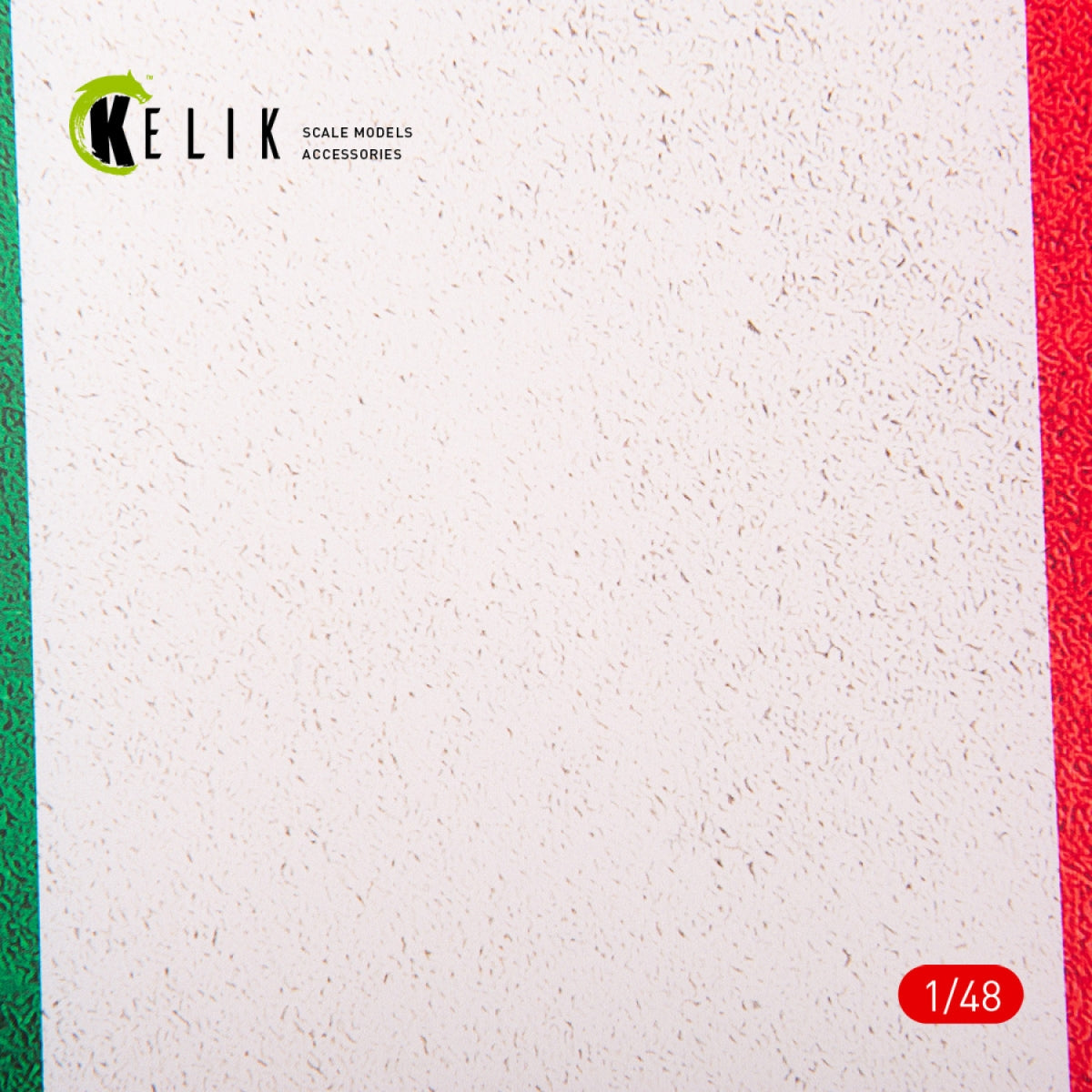 KELIK KS48031 Italy Flag - Acrylic 3 mm (410 x 270 mm) (410 g) 1/48 – Bild 2