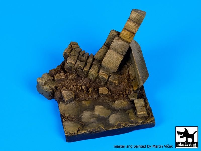 Black Dog D35055 Ruined wall N°2 base 1/35 – imagen 5