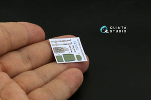 Quinta Studio QD72060 Su-35S 3D-Printed &amp;amp; coloured Interior on decal paper (GWH) 1/72 – Bild 4
