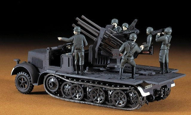 Hasegawa MT14 8TON HALF TRACK QUADRUPLE 20mm AA. 1/72 – imagen 2