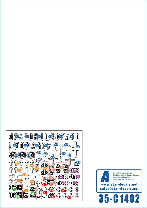 Star Decals 35-C1402 War in Ukraine # 13 Ukrainian Oldies. Tanks and AFVs 2022-23. T-62M (obr 2022), T-62M, BTR-60BP, BMP-1P 1/35 – Bild 3