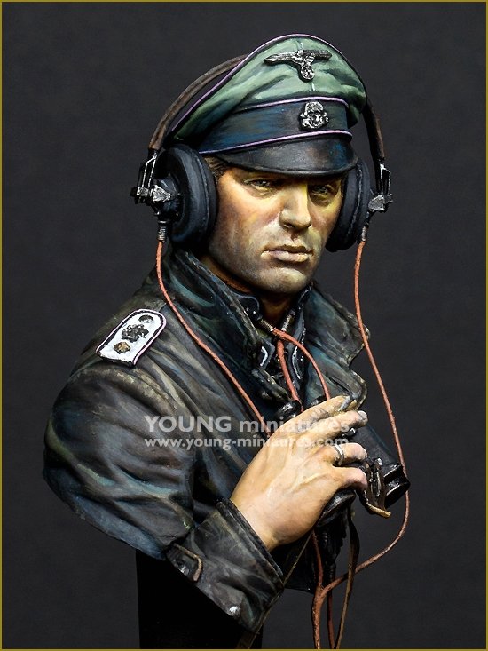 Young Miniatures YM1876 SS Panzer Commander Normandie 1944 1/10 – zdjęcie 8