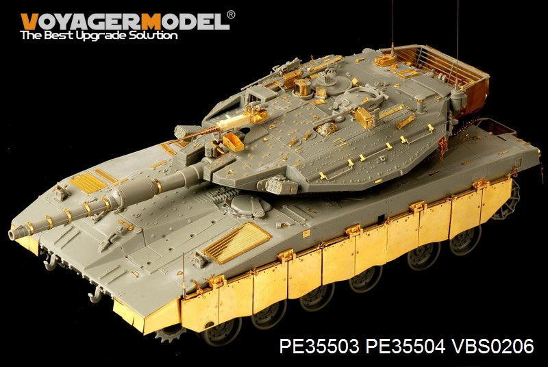 Jupes latérales Voyager Model PE35504 pour char de combat principal Merkava Mk.3D des Forces de défense israéliennes (IDF), compatibles avec la maquette MENG TS-001 au 1/35  – image 2