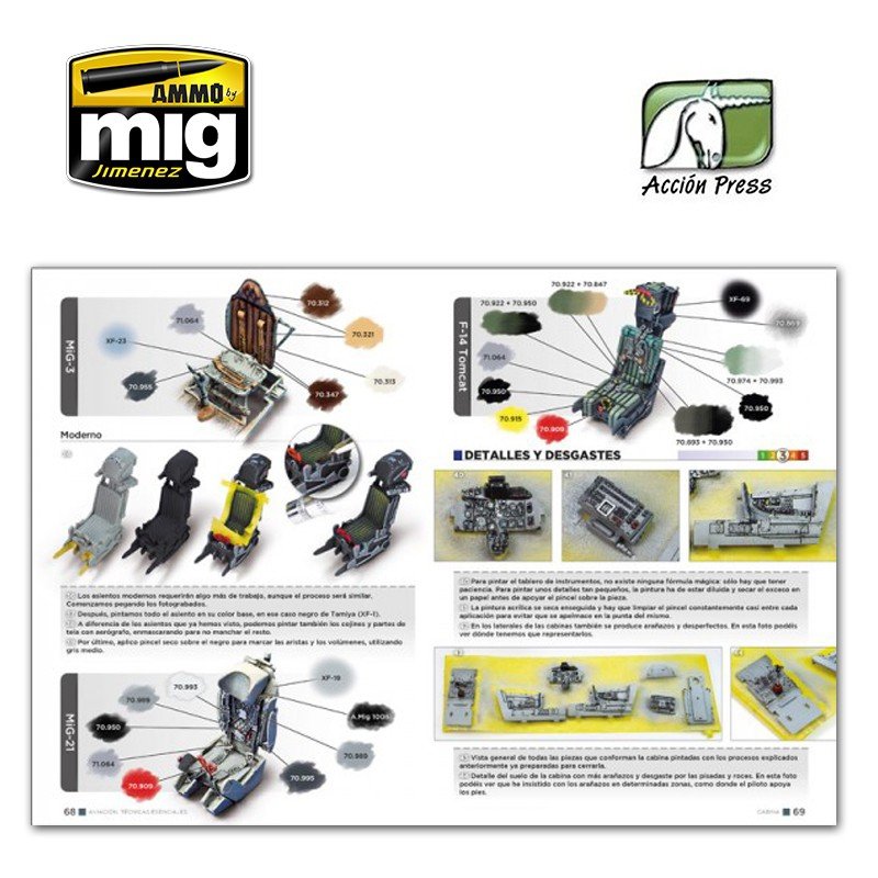 AMMO de Mig Jimenez EURO0014 ESSENTIELS DE MODÉLISATION D&amp;#39;AVIONS (Anglais) – image 5