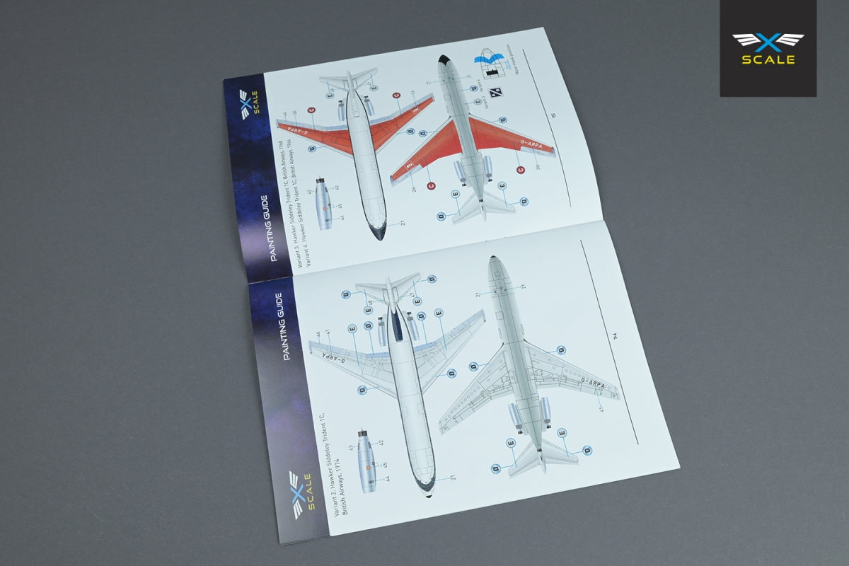 X-Scale 144003 Airliner HS-121 Trident 1C 1/144 – imagen 6