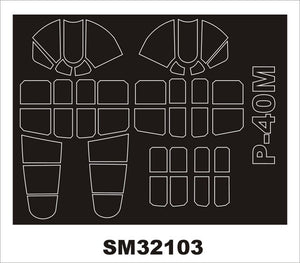 Montex SM32103 P-40M HASEGAWA