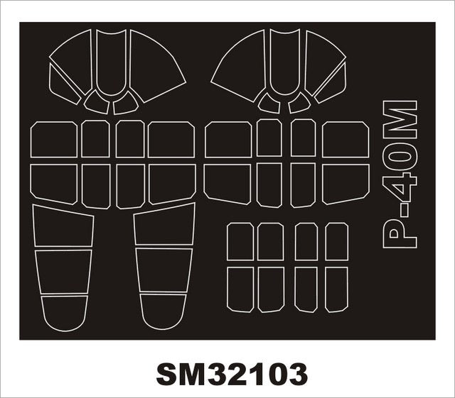 Montex SM32103 P-40M HASEGAWA
