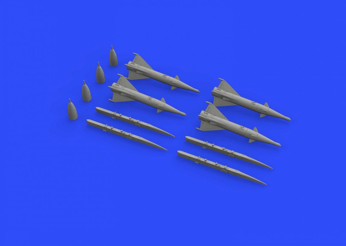 Eduard 672191 RS-2US missiles for MiG-21 EDUARD 1/72 – imagen 3