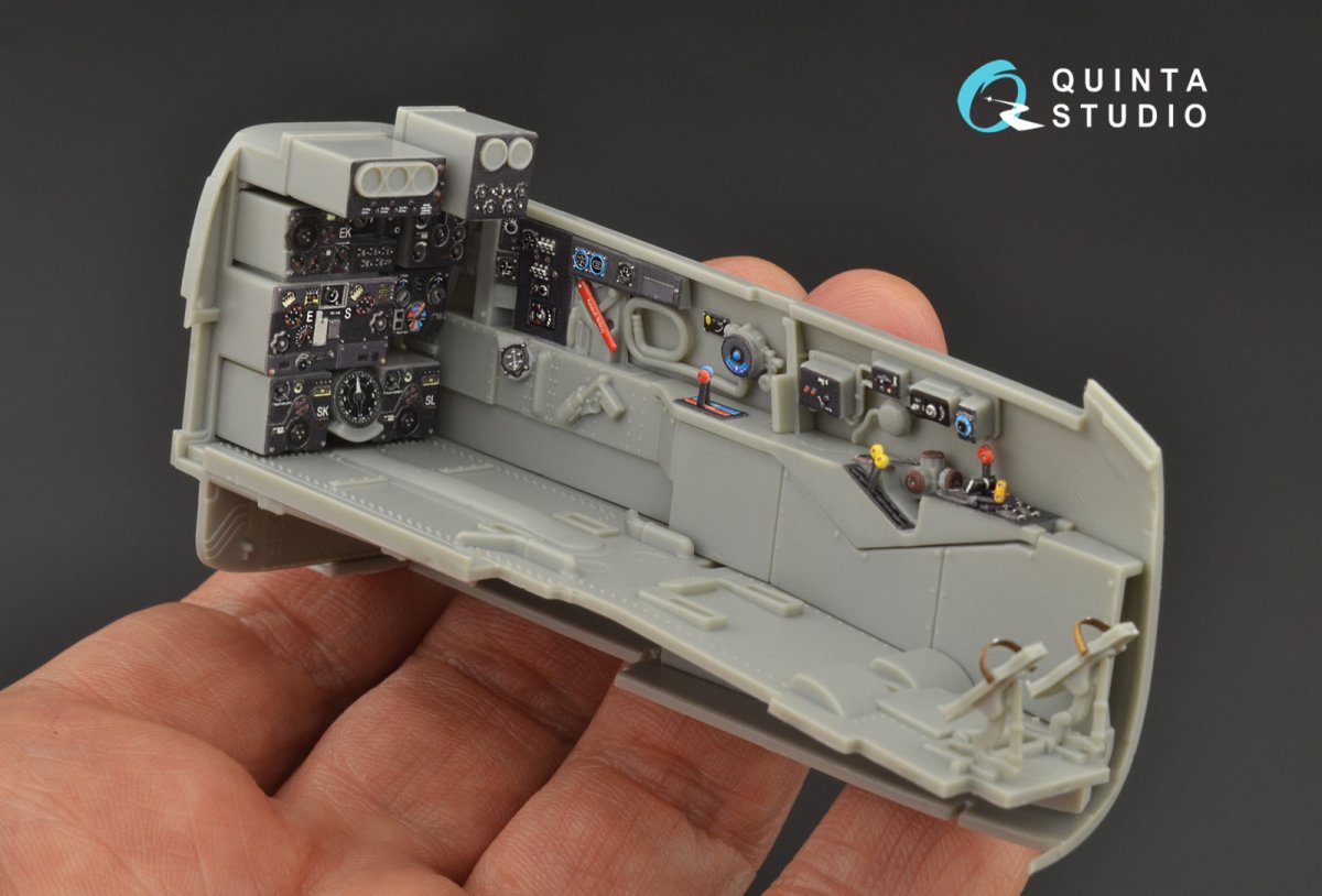 Quinta Studio QD32103 He 219 3D-Printed &amp;amp; coloured Interior on decal paper ( ZM SWS ) 1/32 – zdjęcie 5