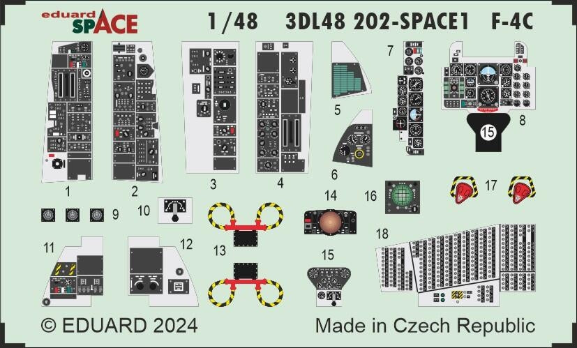 Eduard 3DL48202 F-4C SPACE HOBBY 2000, ACADEMY 1/48 – Bild 3