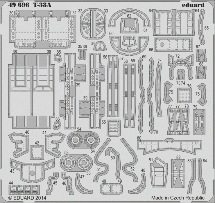 Eduard 49696 T-38A S. A. TRUMPETER 1/48 – Bild 2