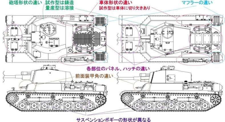 Fine Molds FM33 IJA Medium Tank Type 4 Chi-To Planned Production Ver. 1/35 – imagen 7