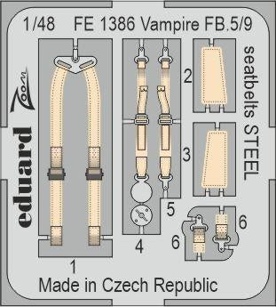 Eduard BIG49394 Vampire FB.5 AIRFIX 1/48 – imagen 5