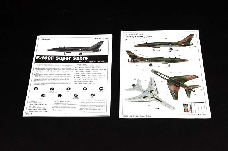 Trumpeter 01650 F-100F Super Sabre 1/72 – Bild 3