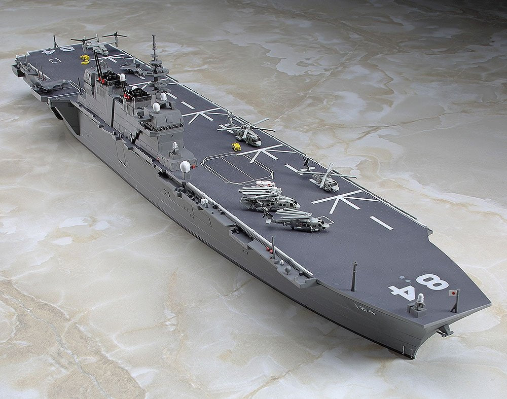 Hasegawa WL032 JMSDF DDH Kaga Helicopter Destroyer 1/700 – Bild 3