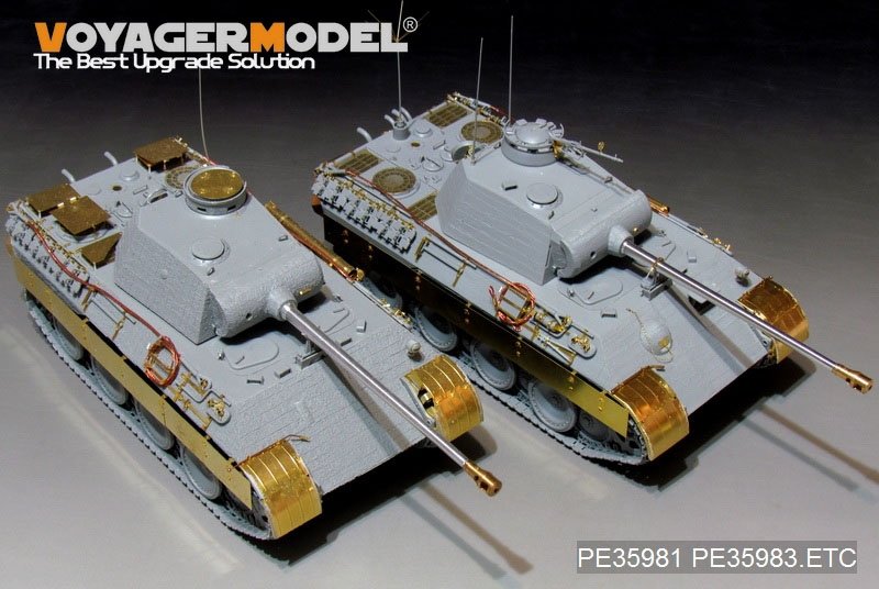 Voyager Model PE35981 WWII German Panther A Tank Basic For TAKOM 1/35 – Bild 22
