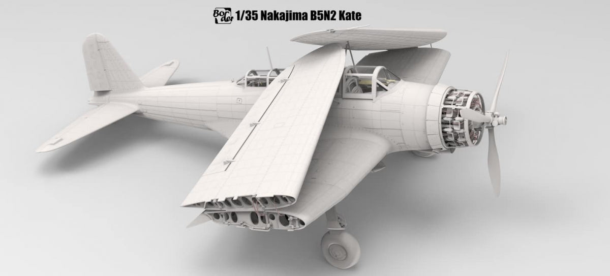 Border Model BF-005 Nakajima B5N2 Type 97 Carrier Attack Bomber &amp;quot;Kate&amp;quot; w/ Full interior 1/35 – zdjęcie 5