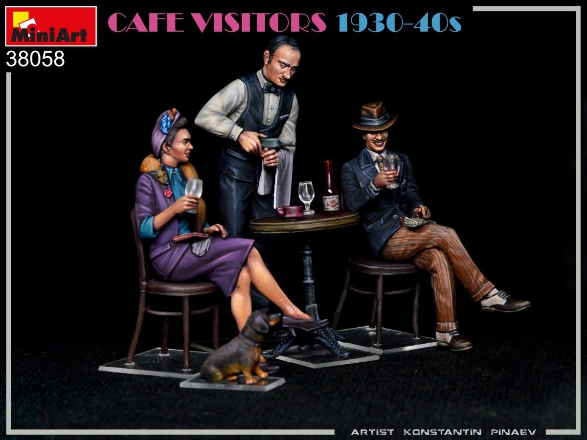 MiniArt 38058 CAFE VISITORS 1930-40S 1/35 – zdjęcie 6