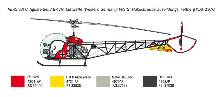Italeri 2820 OH-13 Sioux 1/48  – image 5