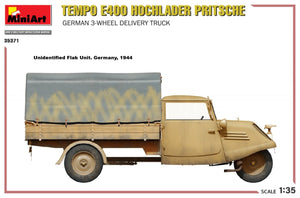 MiniArt 35371 Tempo E400 Hochlader Pritsche German 3-wheel delivery truck 1/35 – imagen 18