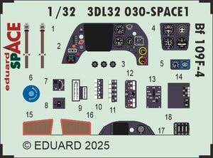 Eduard 3DL32030 Bf 109F-4 SPACE Hobby 2000 / Hasegawa 1/32 – Bild 3