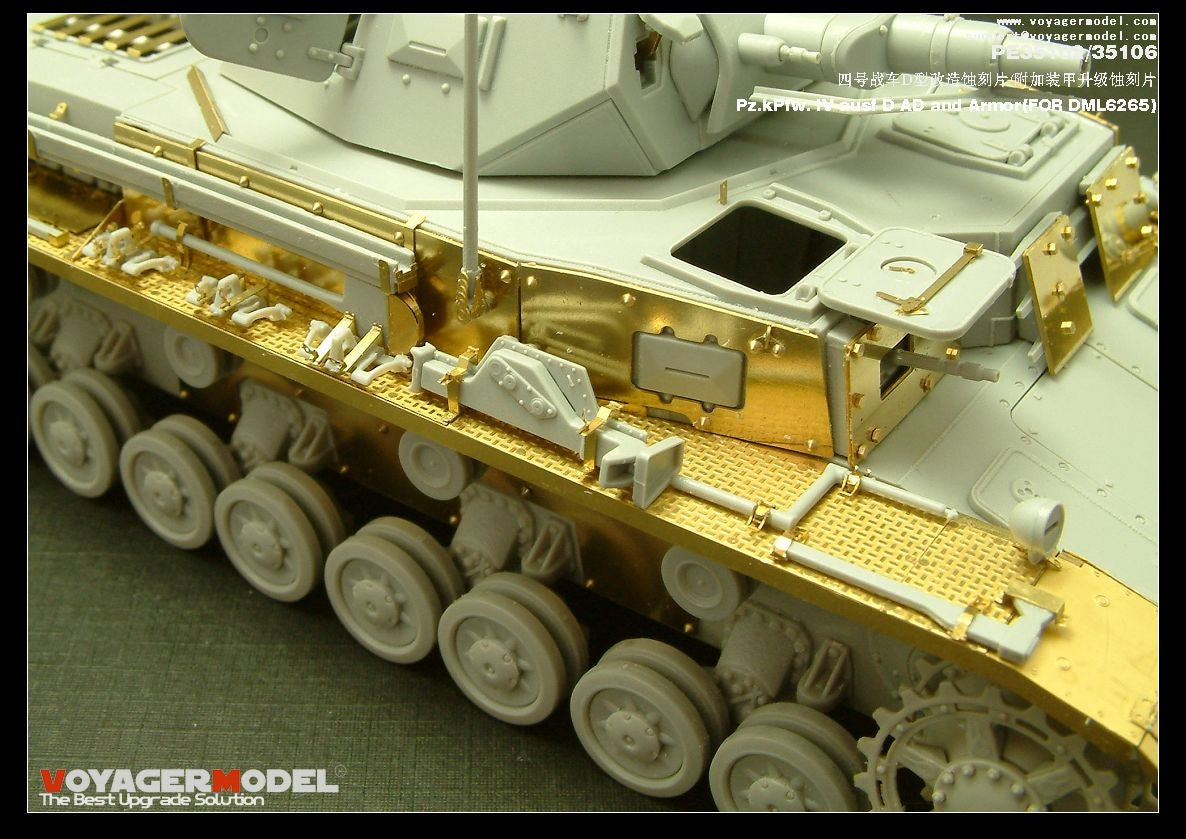 Voyager Model PE35102 Pz.KPfw. IV Ausf D For DRAGON 6265 1/35 – immagine 14