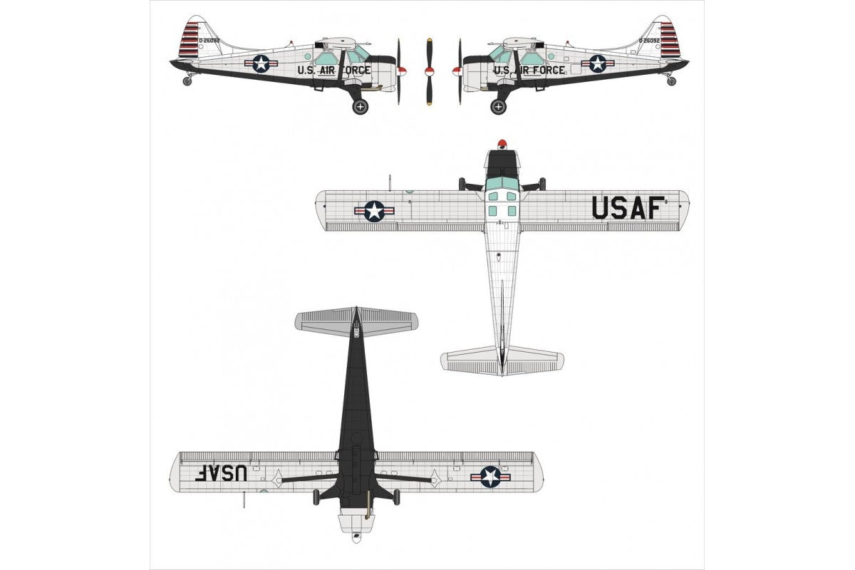 Dora Wings 48059 L-20A/U-6A Beaver 1/48 – immagine 5