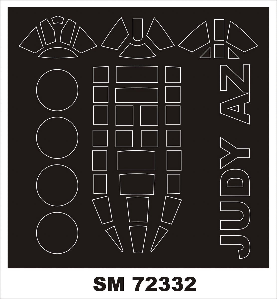 Montex SM72332 D4Y5 JUDY AZ-MODEL 1/72
