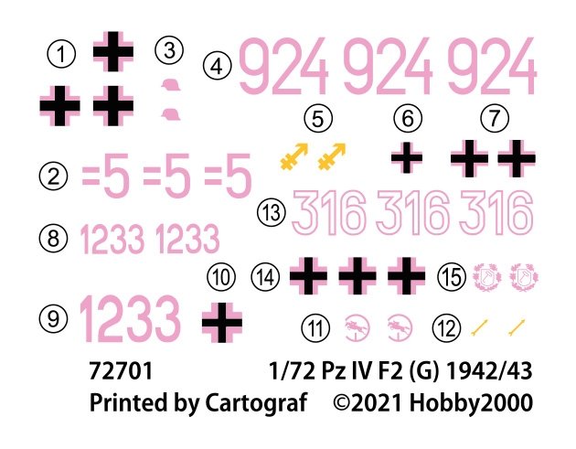Hobby 2000 72701 Pz.Kpfw.IV Ausf.F2 (G) Eastern Front 1942 DRAGON + CARTOGRAF 1/72 – imagen 3